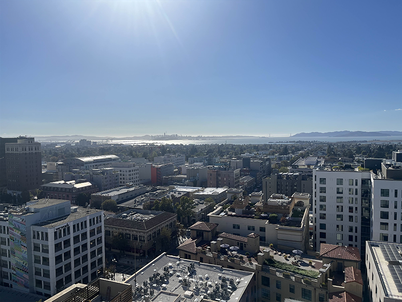 Left Image of San Francisco with Keypoints